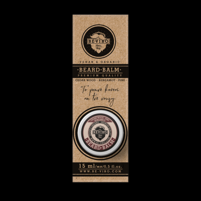 Balzam na bradu BE VIRO Bergamia Wood 15ml